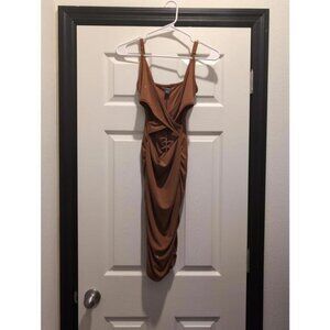Brown sparkly dress